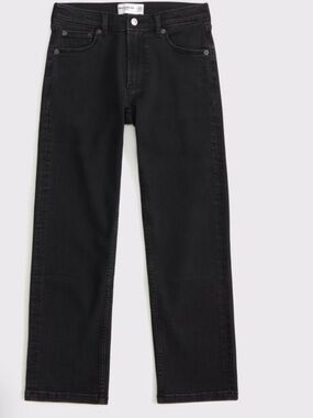 Abercrombie & Fitch Black Straight-Leg Kids Jeans